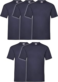 Fruit of the Loom Men's Rundhals T-Shirt F140 T-Shirt (Pack of 5)