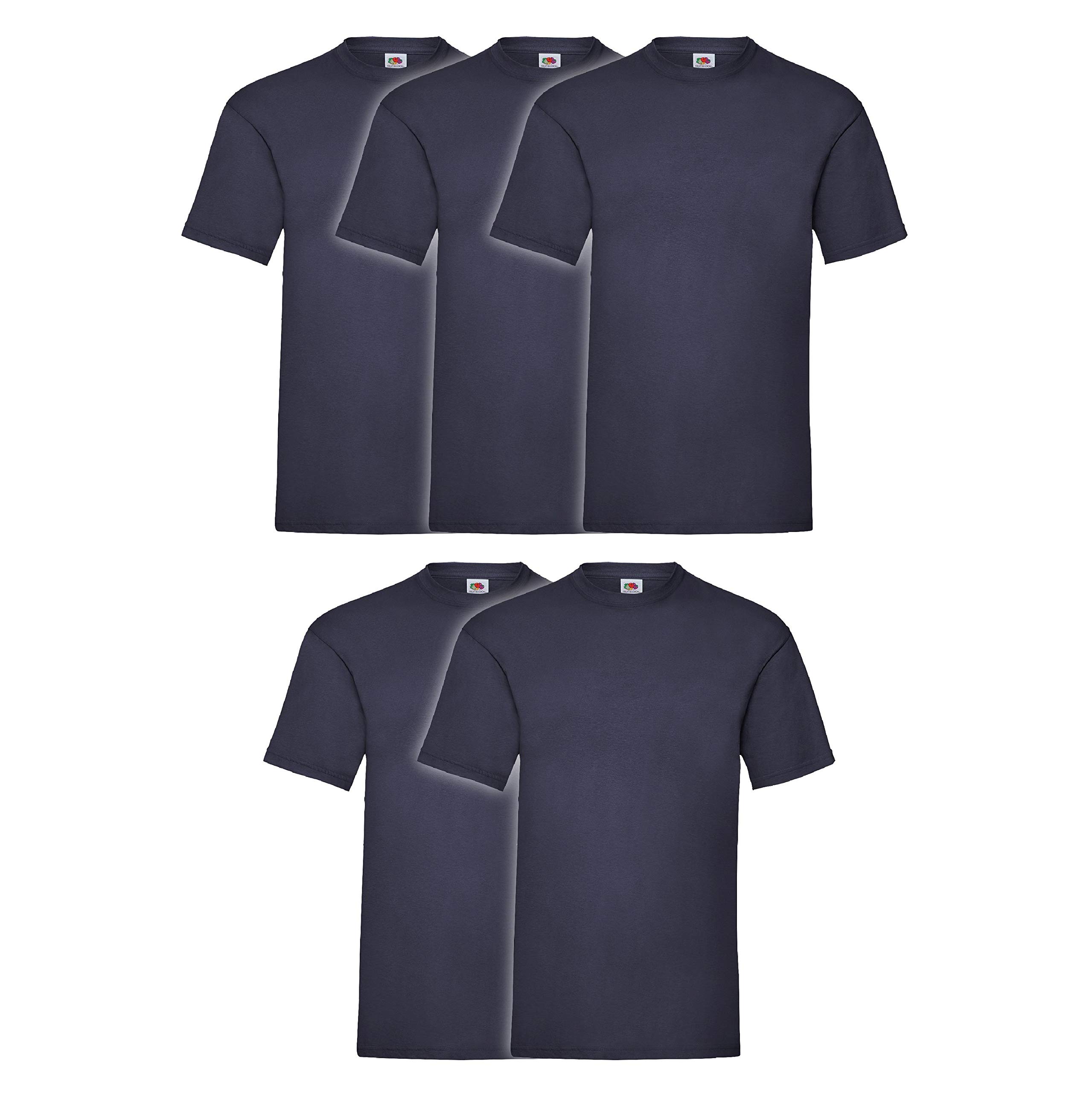Fruit of the Loom Men's Rundhals T-Shirt F140 T-Shirt (Pack of 5)
