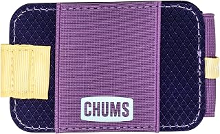 Chums Bandit Bi-Fold Wallet, Slim RFID Wallet (Plum)