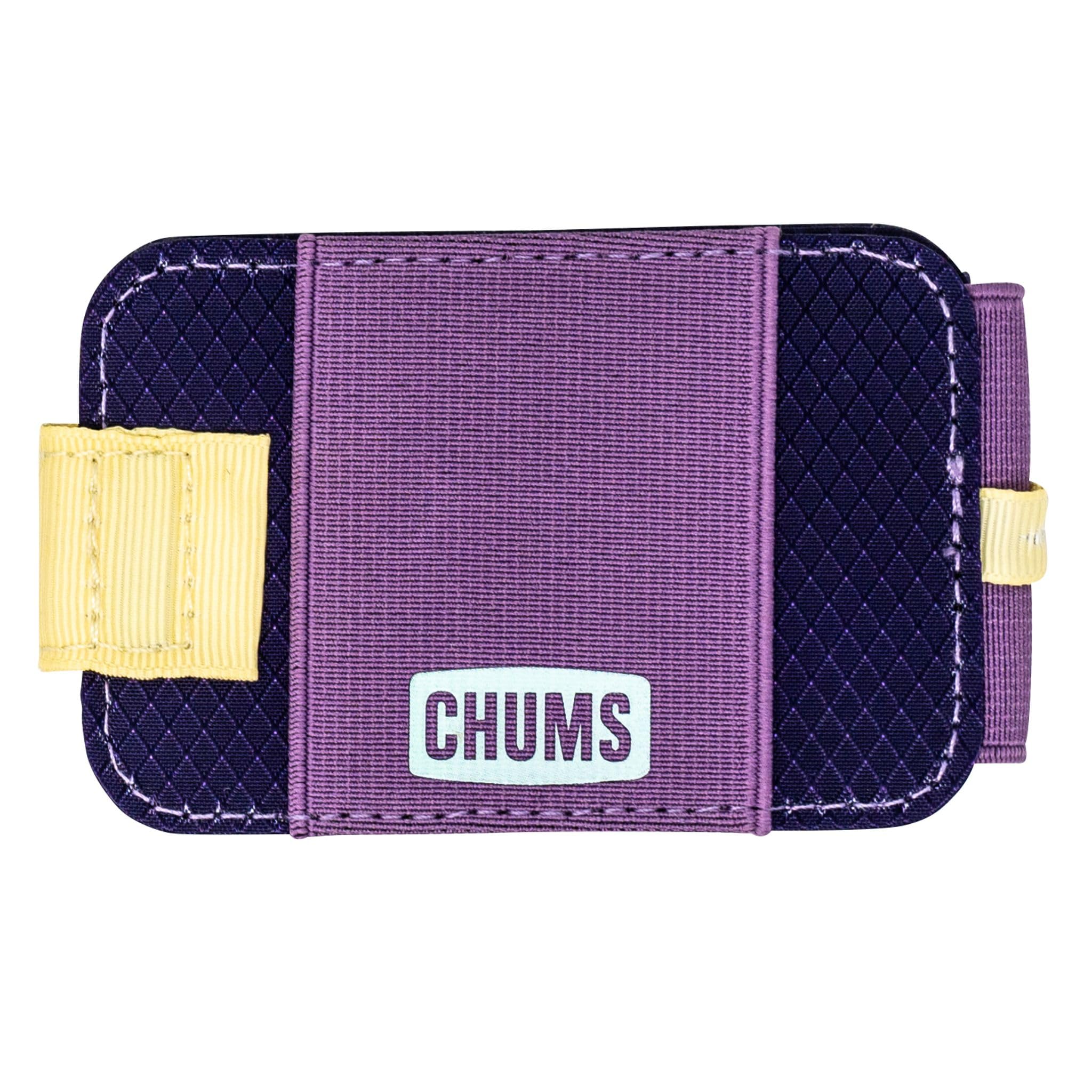 Chums Bandit Bi-Fold Wallet, Slim RFID Wallet (Plum)