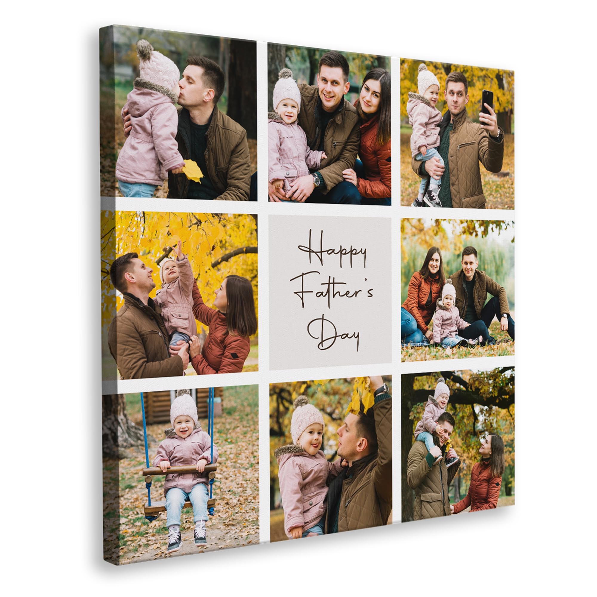 Print Maniacs Personalised Canvas Print Family Any Photo of Family, Kids & Pet F