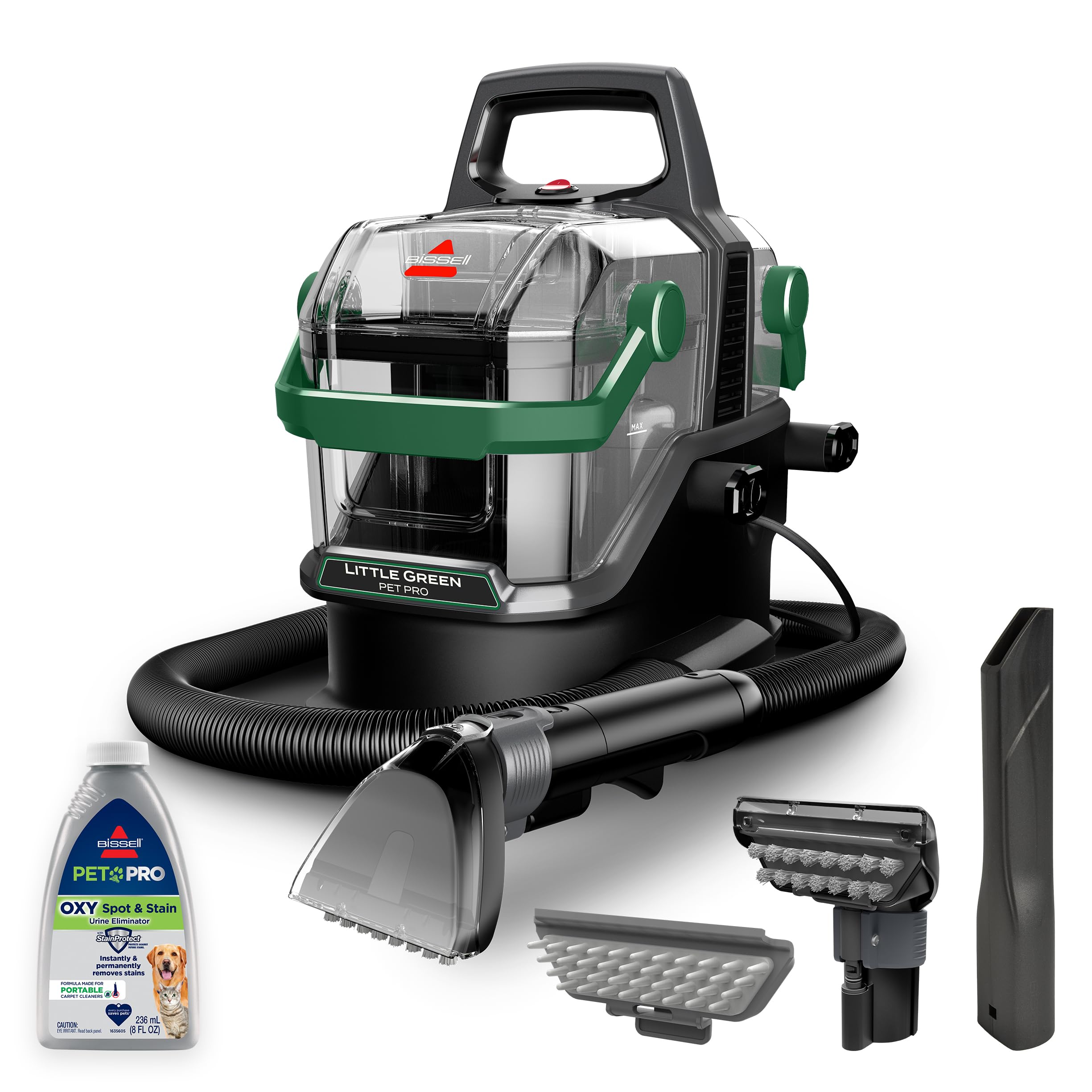 BISSELL Little Green Pro Portable Deep Cleaner, Extra-Large Tank, 3909B | Strong