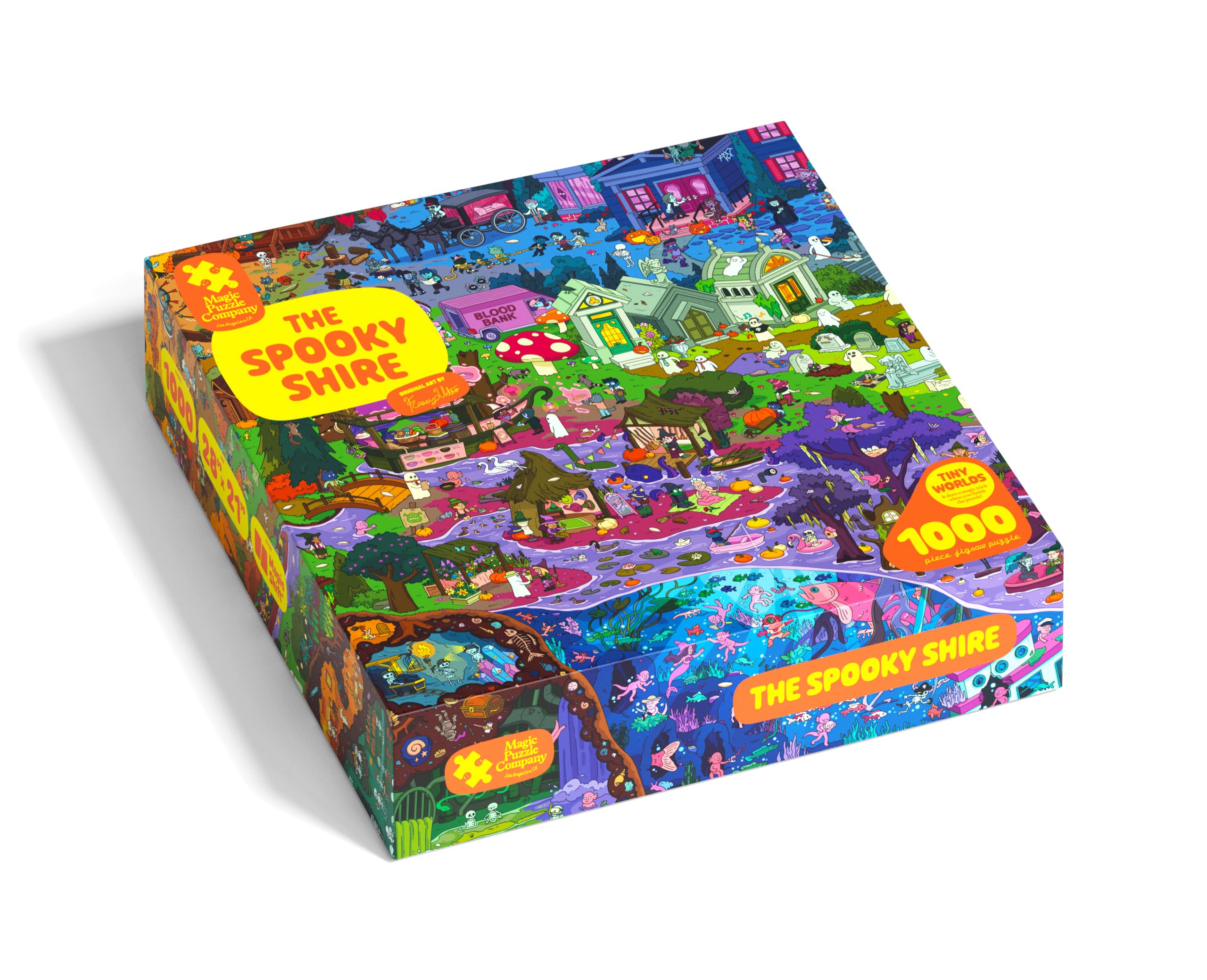 The Spooky Shire • 1000-Piece Puzzle by The Magic Puzzle Company • Series 6 | Or