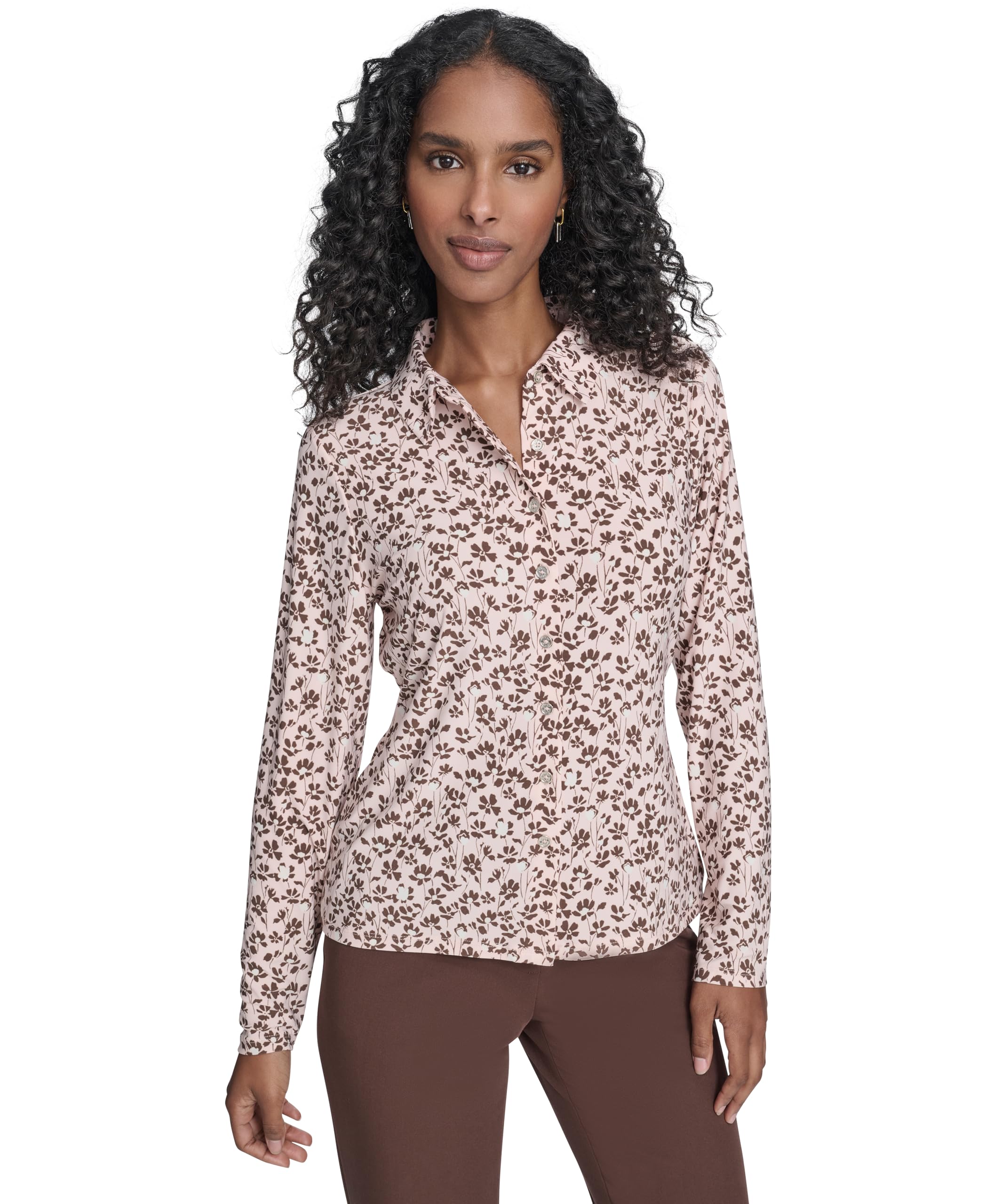 Tommy Hilfiger Women's Soft Work Top Long Sleeve Knit Top