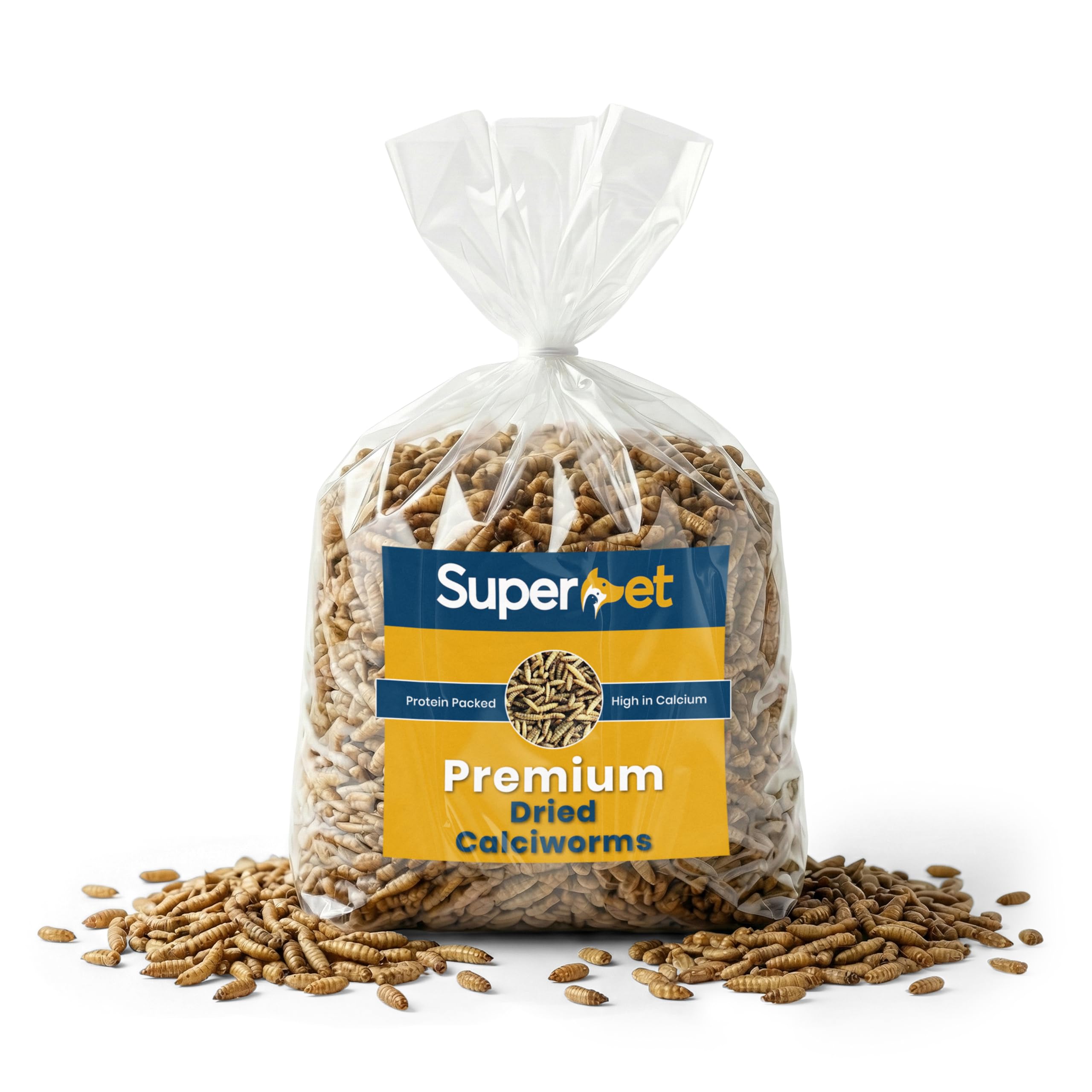 Superpet Dried Calci Worms Wild Bird Food, High-Calcium & Protein Food 5kg | Alt