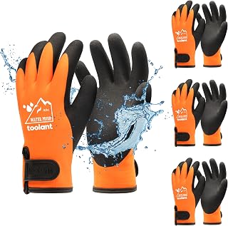 toolant 100% Waterproof Winter Work Gloves, Thermal Insulation with Grip