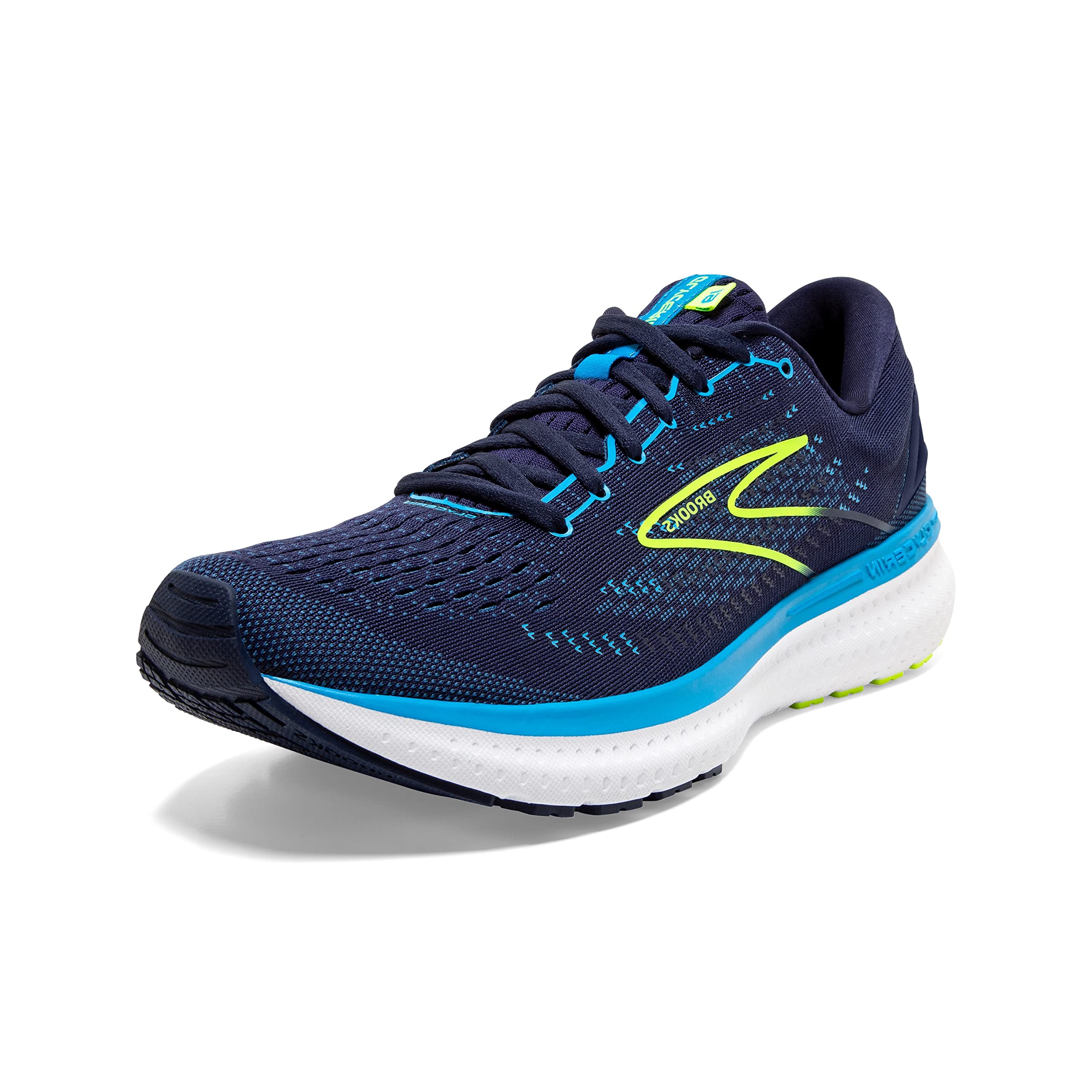 Brooks Glycerin 19 Men's Road Running Shoes, Navy/Blue/Nightlife