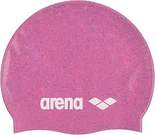 Arena Classic Unisex Soft Silicone Swim Cap for Women and Men, Intensive Training Comfortable Non-Slip Long Hair Swimming Hat