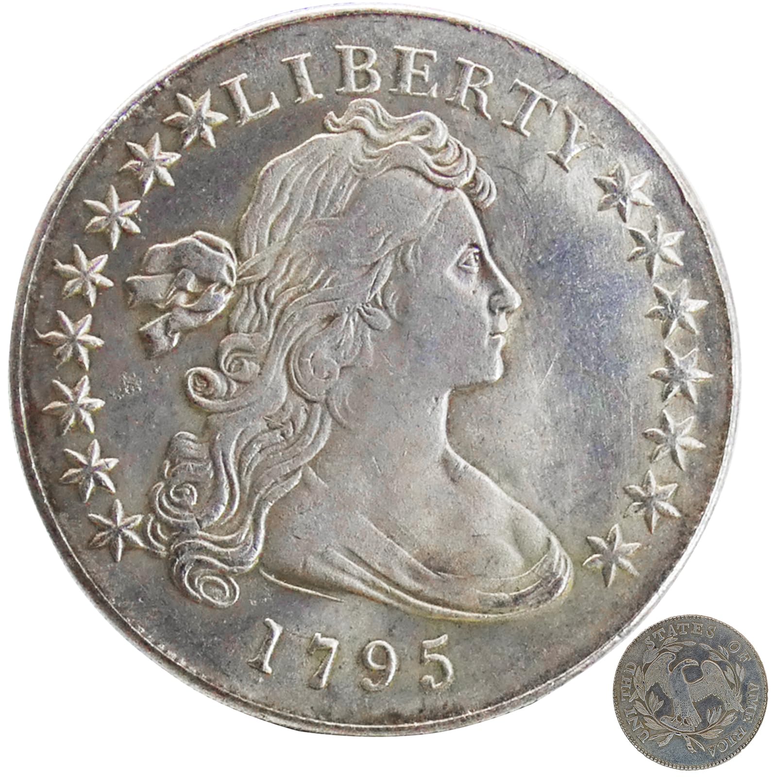 1795 Liberty of the Americas Peace Coin Replica Set with Exquisite Relief Design