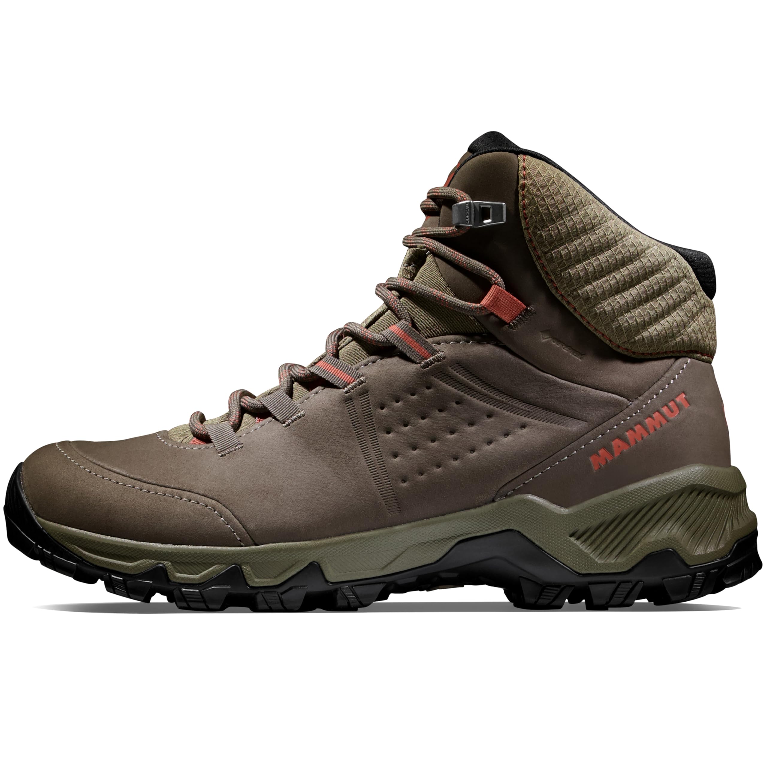 Mammut Women’s Nova IV Mid GTX Hiking Shoes, Black, Vibram Sole, 3D Memo Foam, L