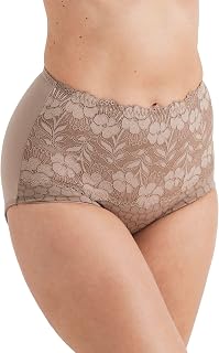 Miss Mary of Sweden Women's High Waisted Shapewear with Jacquard and Lace