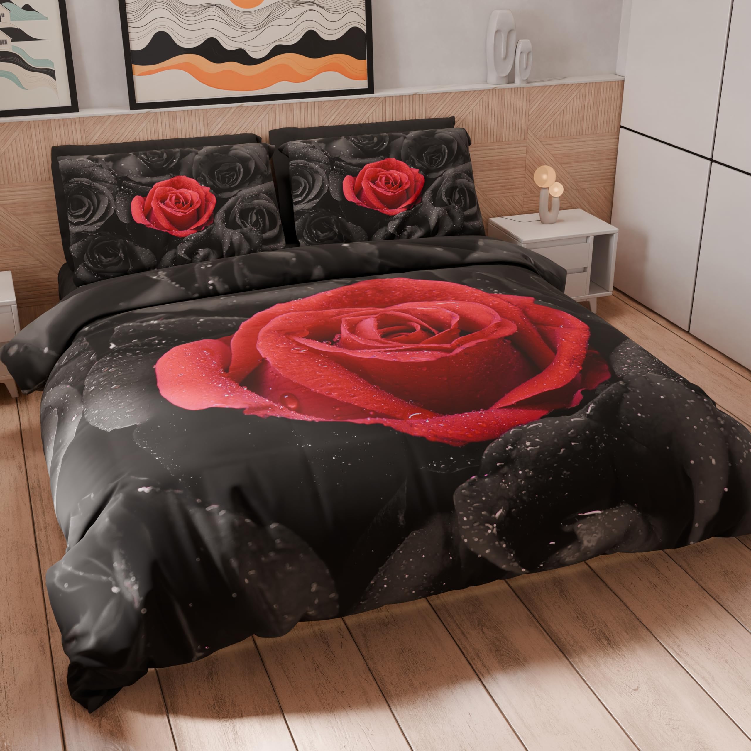 PETTI Artigiani Italiani - Single Duvet Cover Set 150 x 200 cm (1 Pillowcase 50 