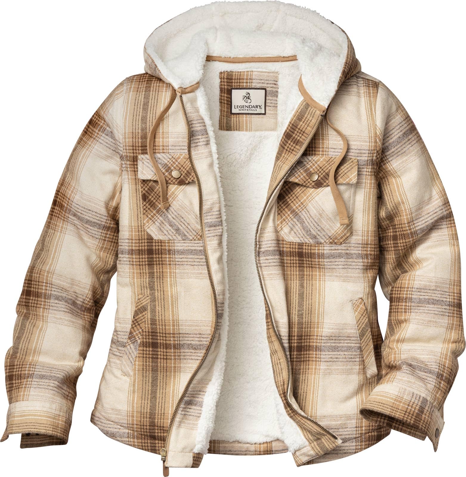 Legendary Whitetails womens Woodland Berber Lined Hooded Shirt JacketShirt Jacke