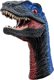Wild Thingz Hand Puppet - Velociraptor, medium | Builds communication skills & confidence; soft, safe design sized for small hands; classroom, bedtime & gift-friendly fun