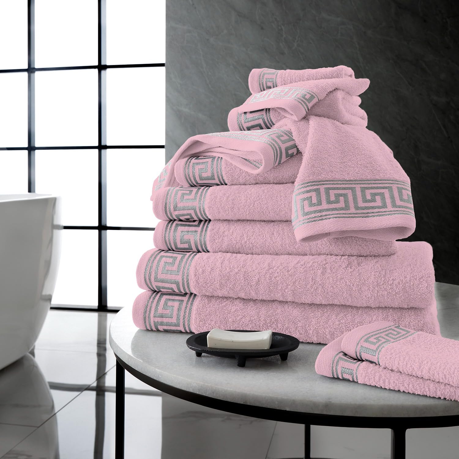 GC GAVENO CAVAILIA Towel Bale Set 500 GSM | 8 Piece Towel Set | 2 Hand Towel + 2