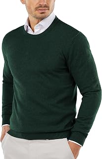 COOFANDY Men's Crew Neck Sweaters Lightweight Knitted Pullover for Casual or Elegant Clothing