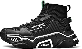 SANNAX Men's Fashion Shoes High Casual Sports Shoes Sneakers