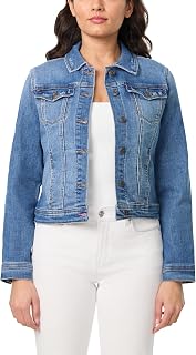 kensie Jeans for Women Forever Denim Outerwear Jacket, Small to X-Large