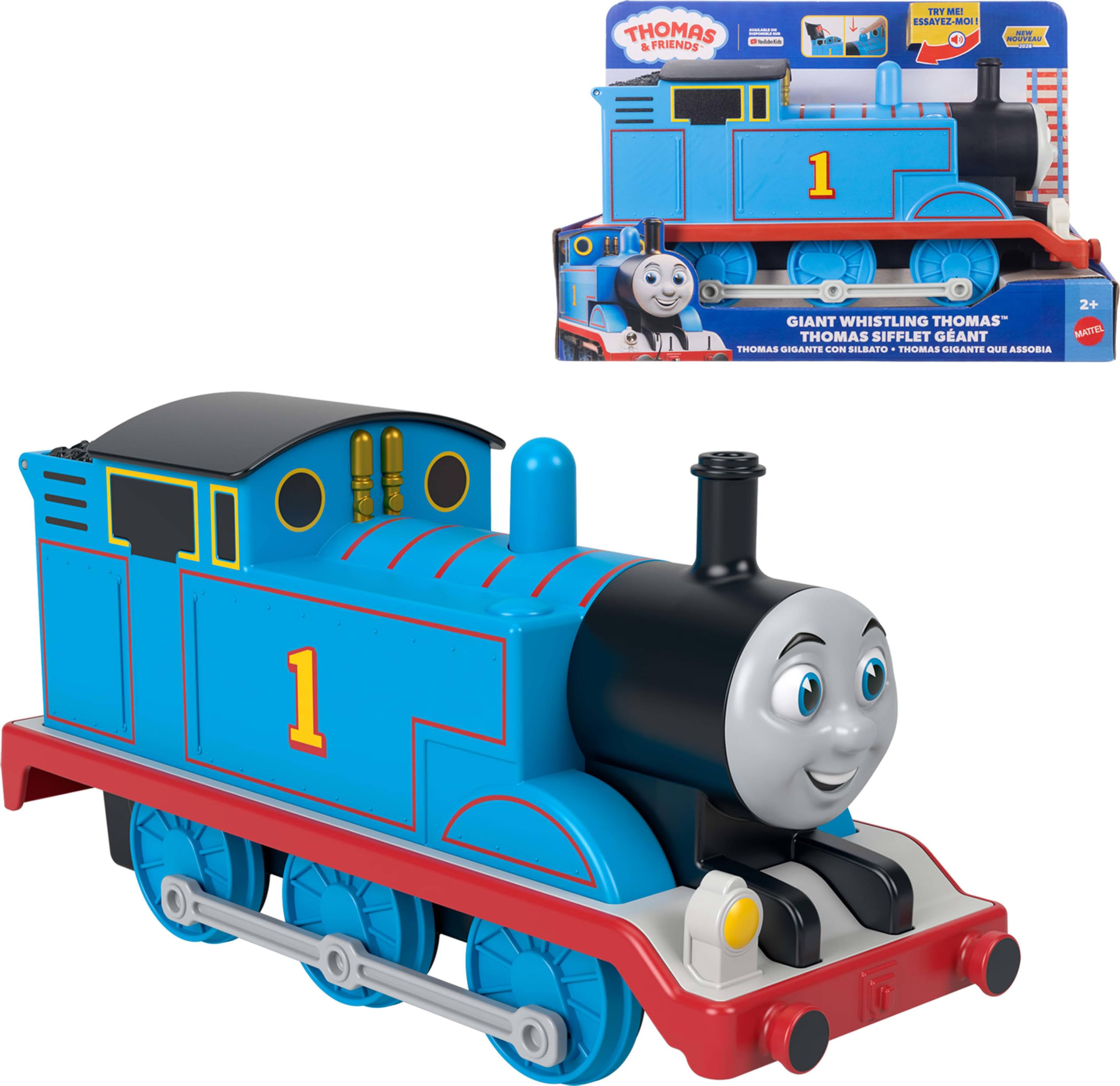Thomas & Friends Toy Train from Fisher-Price, Giant Whistling Thomas Large-Scale