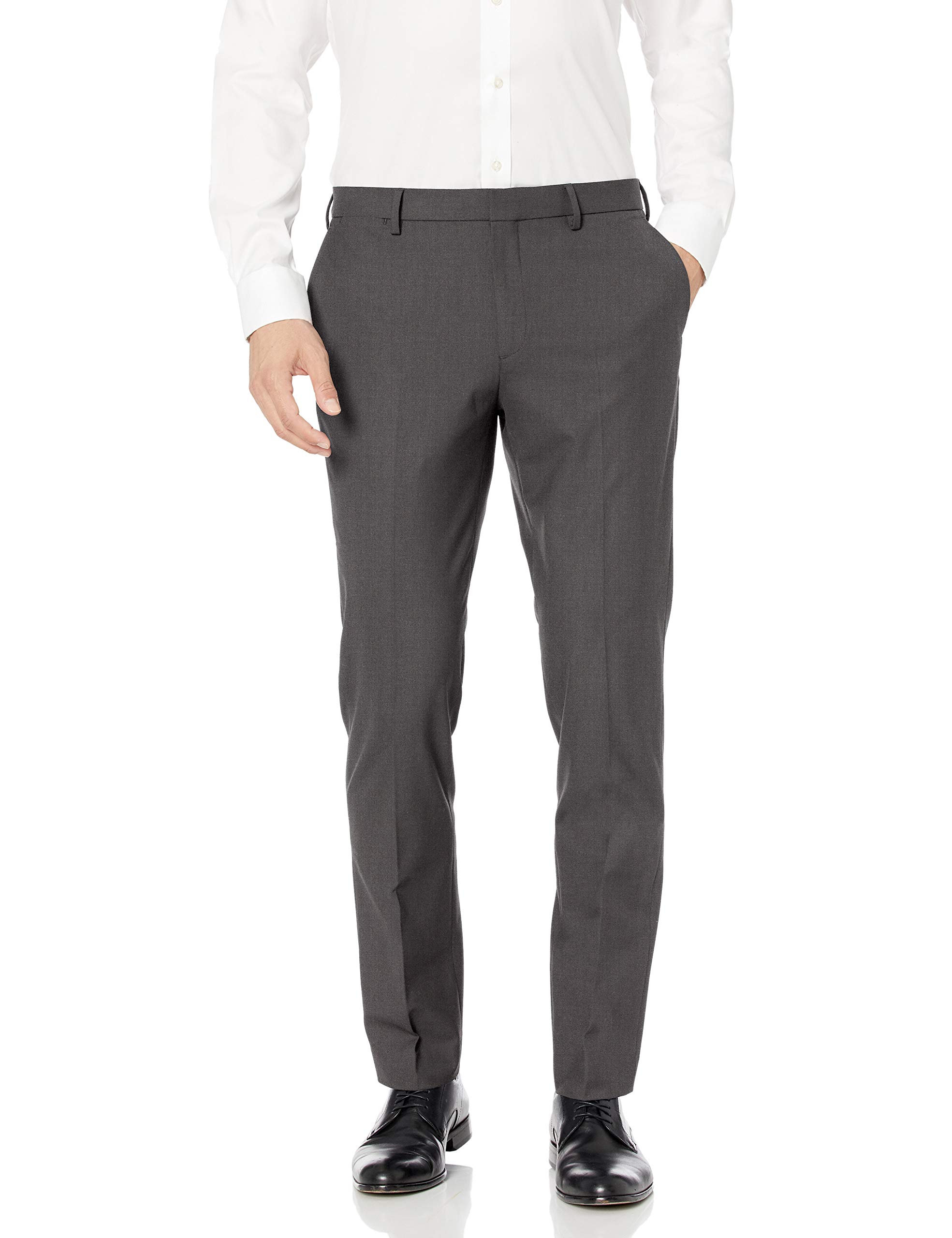 Amazon Essentials Mens Slim-Fit Wrinkle-Resistant Stretch Dress Pant
