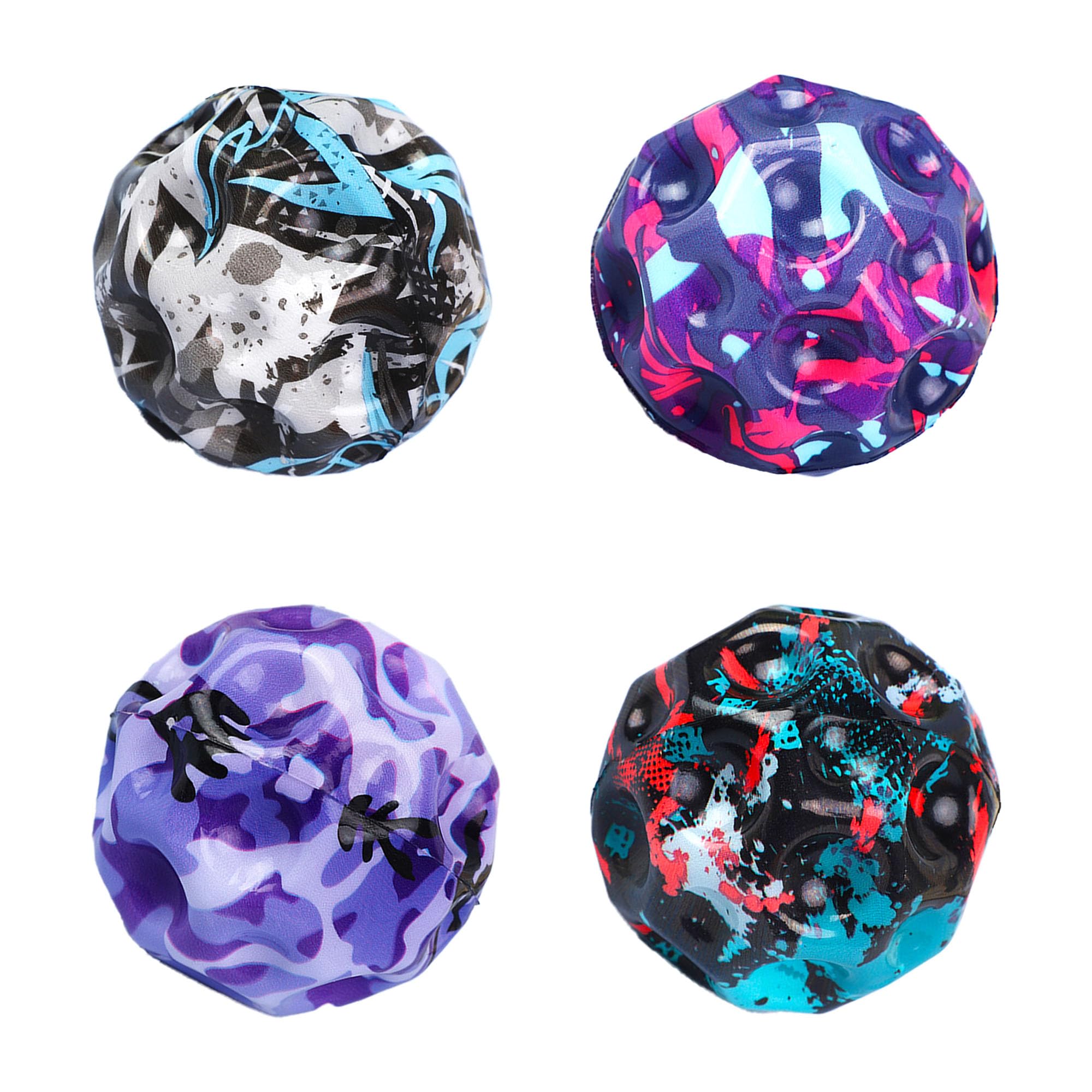 Tendry Extreme High Bouncing Ball Moon Shape for Kids of All Ages, Improve Hand-