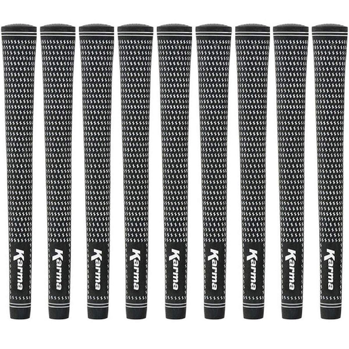 Karma Velour Golf Grips 9 Pack | Enough to Regrip Full Set of Irons & Wedges | R