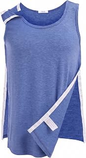 Deyeek Unisex Snap Back Post Surgery Tear Off Chemo Shirt Clothes After Rotator Cuff Surgery