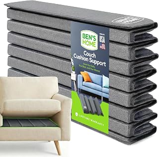 BEN'SHOME Couch Cushion Support Board, Sagging Sofa Seat 58-67" x 19.7" | Heavy duty 0.5" thick solid wood boards, supports under couch cushions. Firm anti-slip seat inserts for sagging sofa, chair