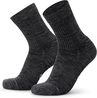 DANISH ENDURANCE Hiking Socks, Warm Merino Wool Walking Socks with Lightweight Anti Blister Cushioning for Winter, for Men & Women, Unisex