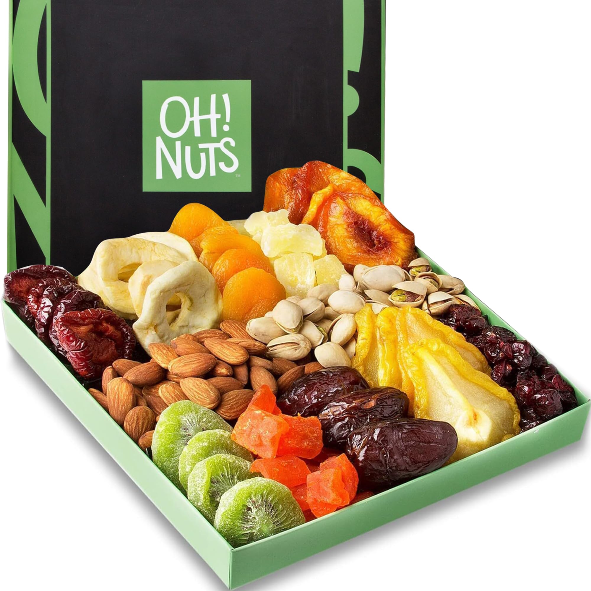 Oh! Nuts Dried Fruits and Nuts Gift Basket - Gourmet Gift Baskets - Healthy Asso
