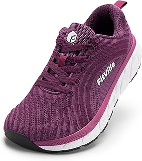FitVille Women's Wide Sports Shoes for Running and Walking