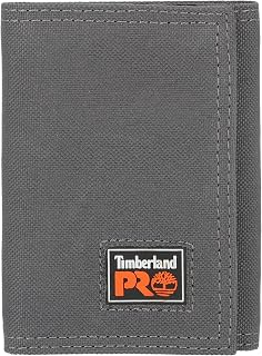 Timberland PRO Mens Cordura Nylon RFID Trifold Wallet with Id Window Wallet