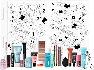e.l.f. Express Your e.l.f. 2026 Beauty Advent Calendar, 24 Days of Gifts | 18 Full-Size Products + 6 Minis, Festive Holiday Makeup & Skincare, Vegan & Cruelty-Free