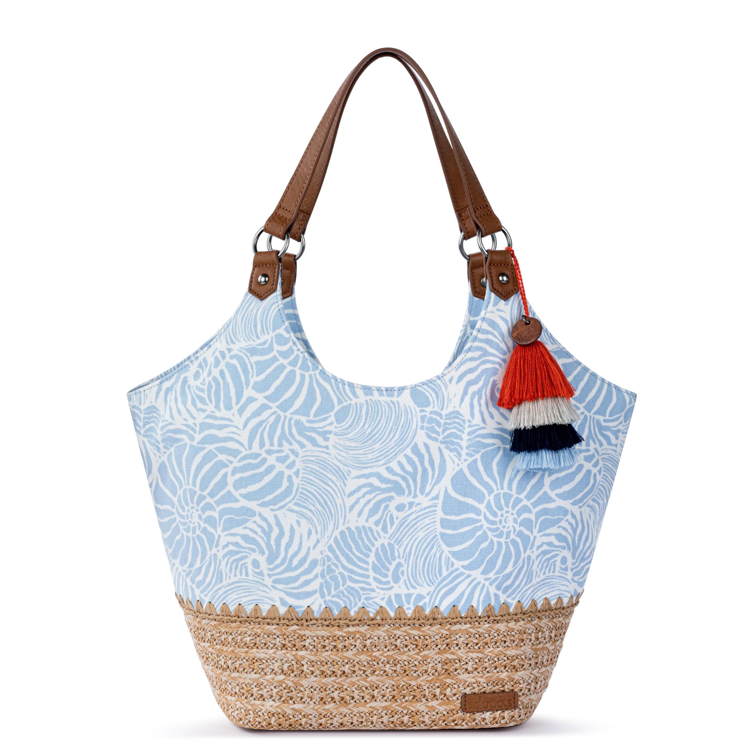 Sakroots The Sak Roma Shopper Shoulder Bag Large Purse & Tote Bag with Double St