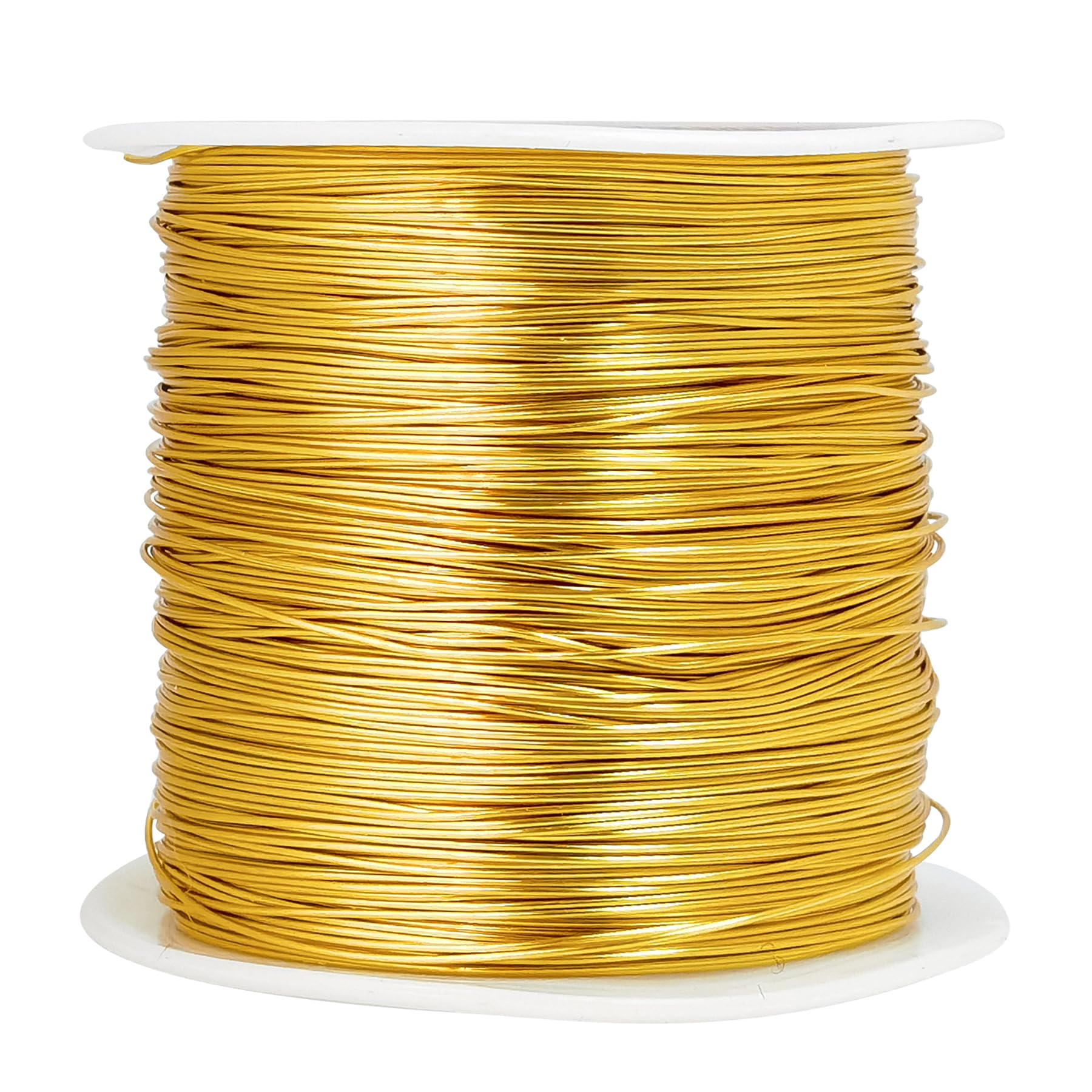 Tarnish Resistant Copper Wires 24 Gauge/0.5mm, 203 Feet, Gold | Jewelry Craft Wi