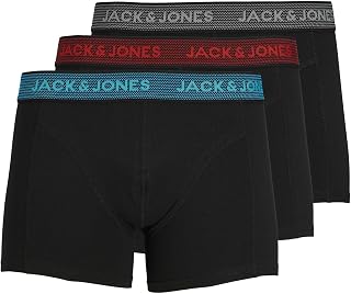 JACK & JONES Men's Trunks 3 Boxer Shorts Multipack