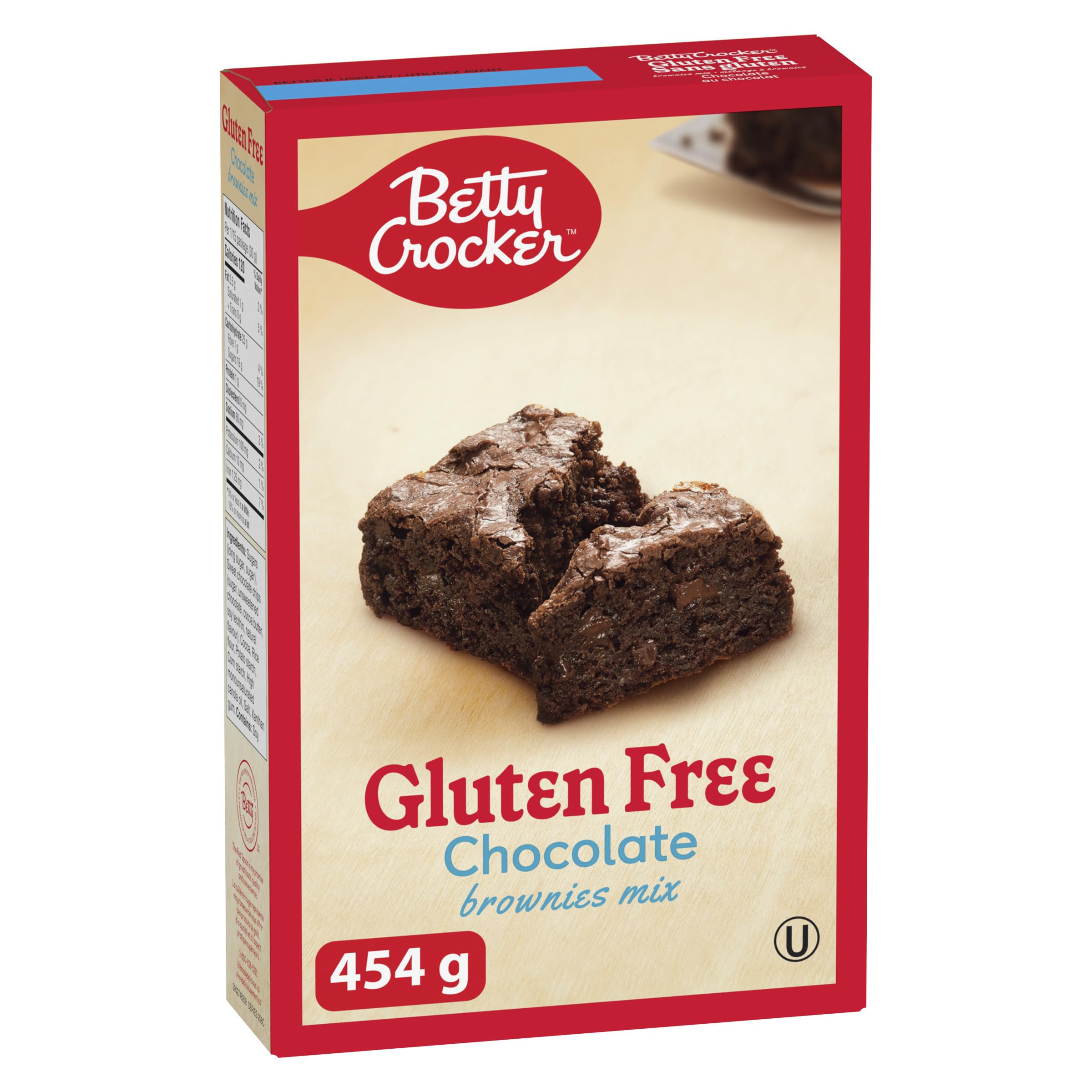 BETTY CROCKER Gluten Free Chocolate Fudge Flavour Brownies Mix, 454 Grams Packag