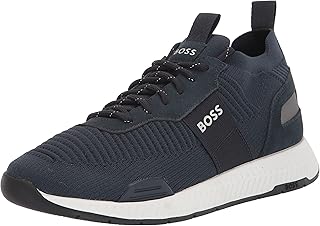 BOSS Mens Mesh Mix Running Sneakers Sneaker