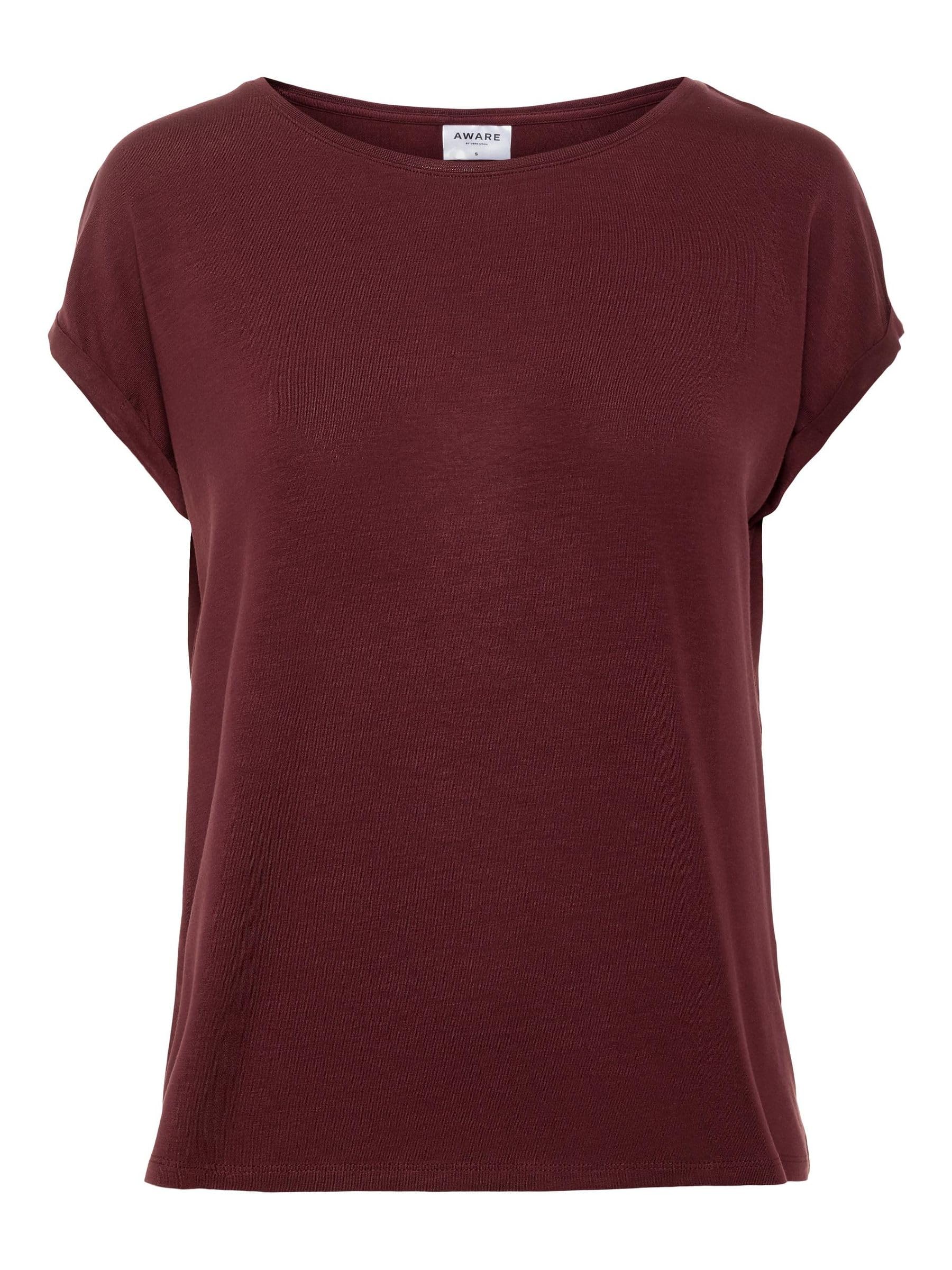 VERO MODA Vmava Plain Ss Top Gajrs Noos
