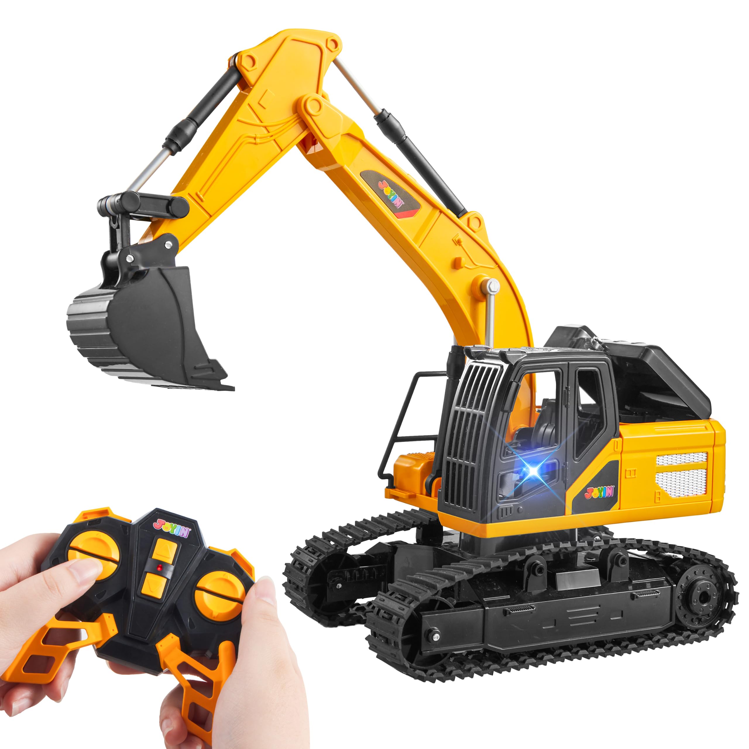 JOYIN Boys Toys for 3-8 Years Old, RC Digger Kids Toys, Construction Toys | RC E