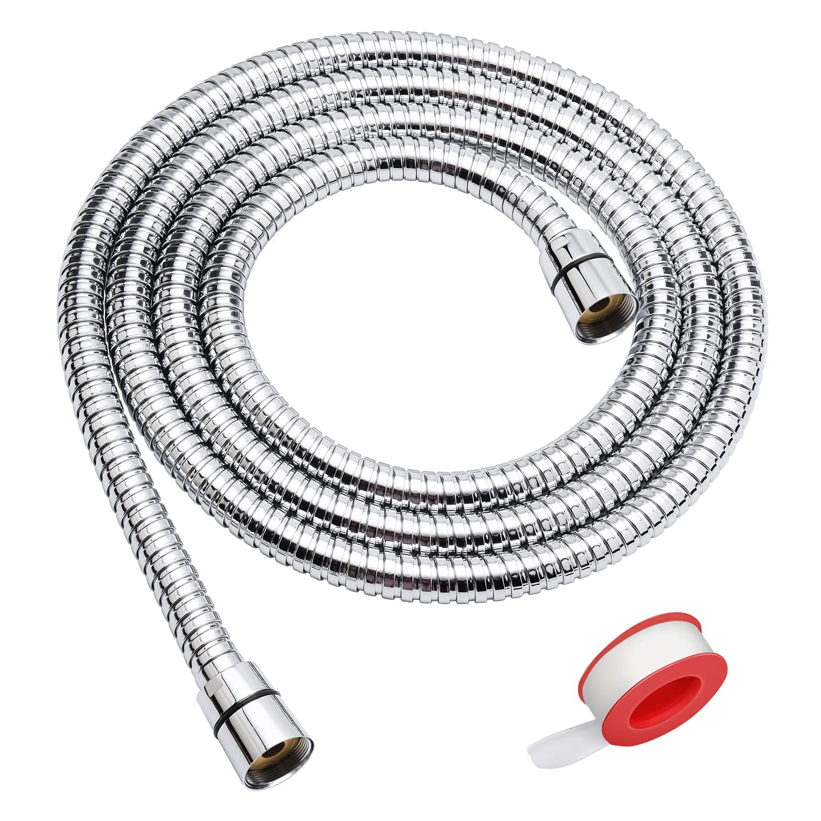 Blissland Shower Hose, 79 Inches Extra Long Stainless Steel Handheld Shower Head