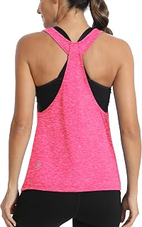 Camisetas de entrenamiento para mujer, sin mangas, espalda abierta, espalda cruzada, camiseta sin mangas