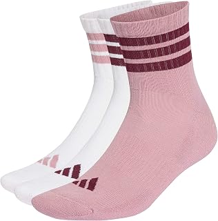 adidas Unisex 3 Pairs Padded Sports Socks with Three Stripes