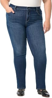 Gloria Vanderbilt Women's Amanda Classic High Rise Tapered Jean Plus