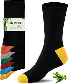 Niofind Bambu Socks Men/Women, 6/10 Pairs Dress Socks