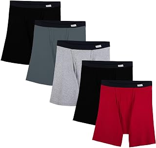 Fruit of the Loom Men's No Ride Up Boxer Brief