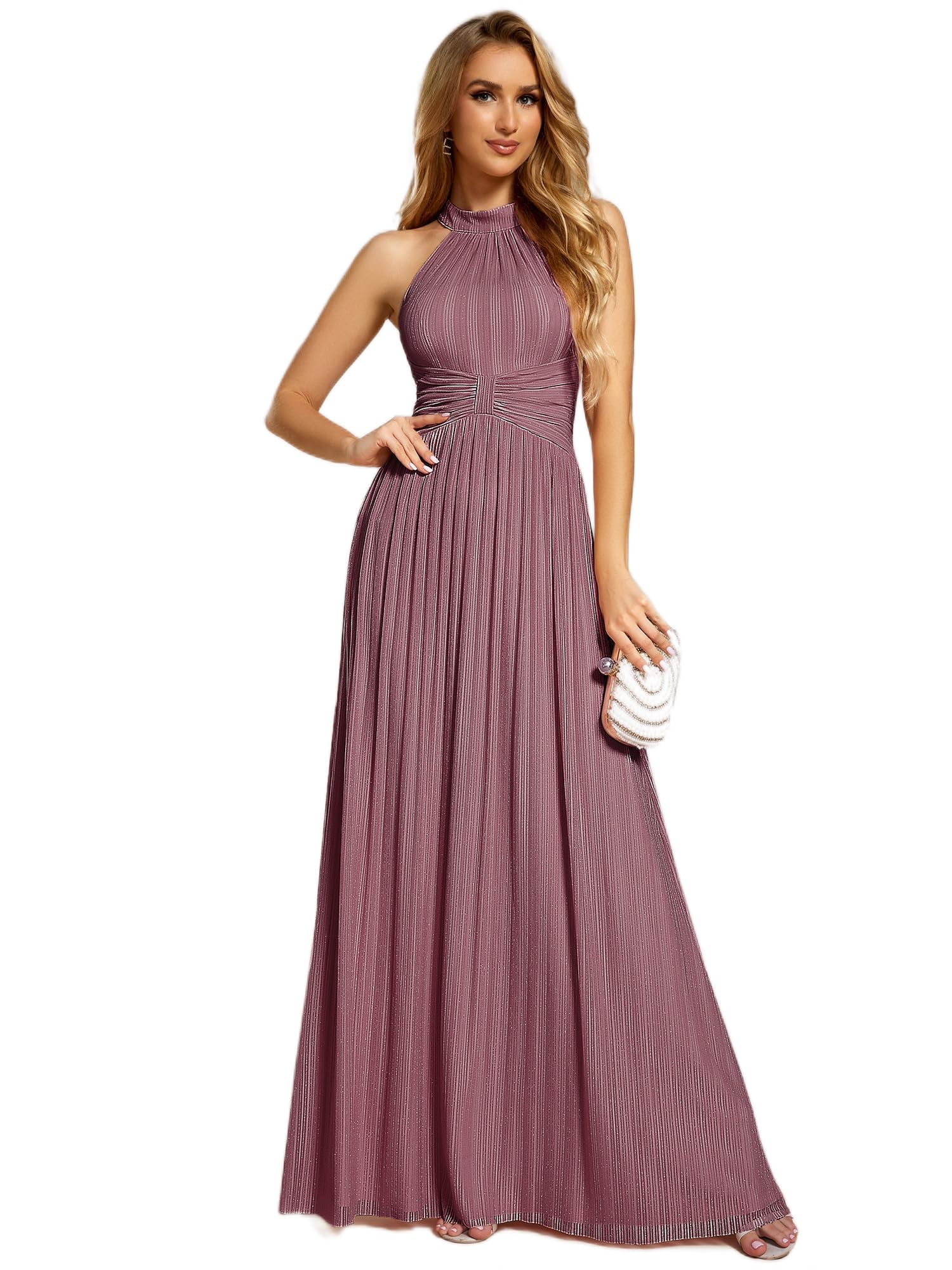 Ever-Pretty Shimmering Long Evening Dress