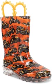 Western Chief Waterproof rain boots with handles for easy on and off for boys and girls