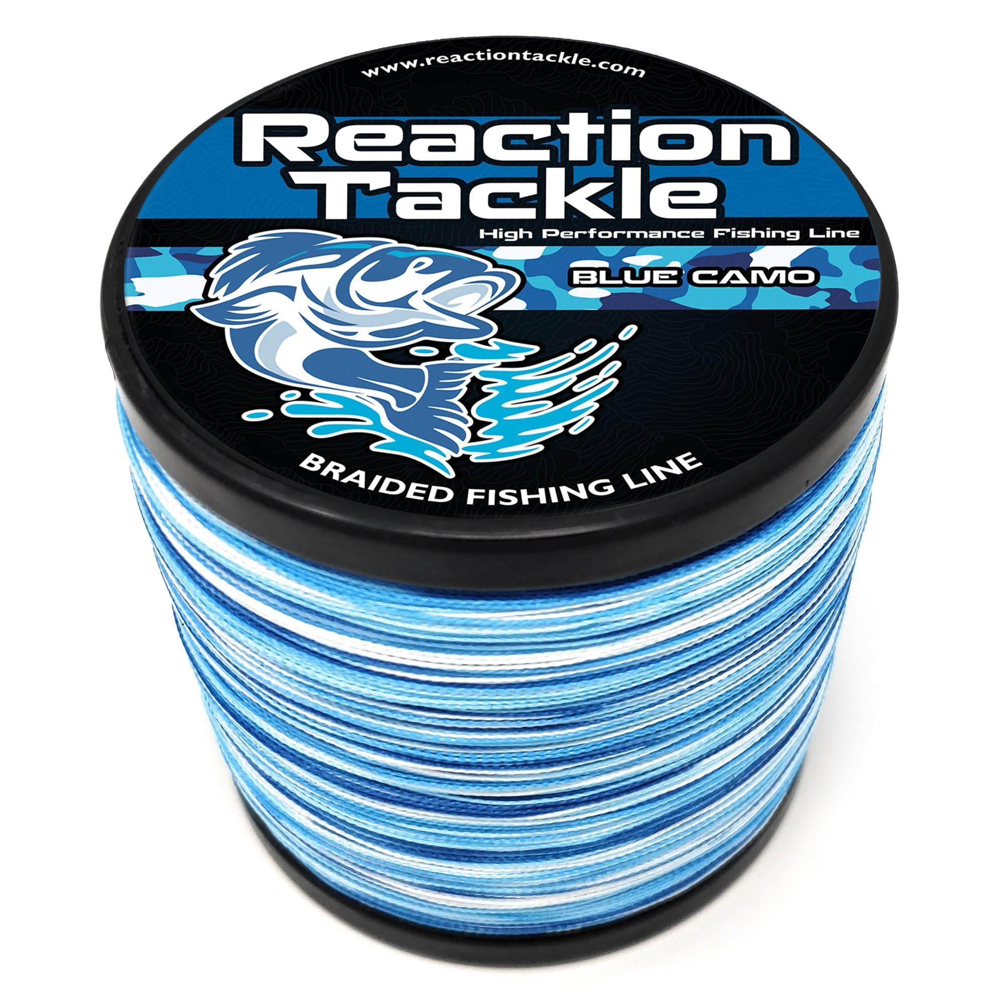 Reaction Tackle Braided Fishing Line, Pro Grade Braid, Fresh and Saltwater | 4 o