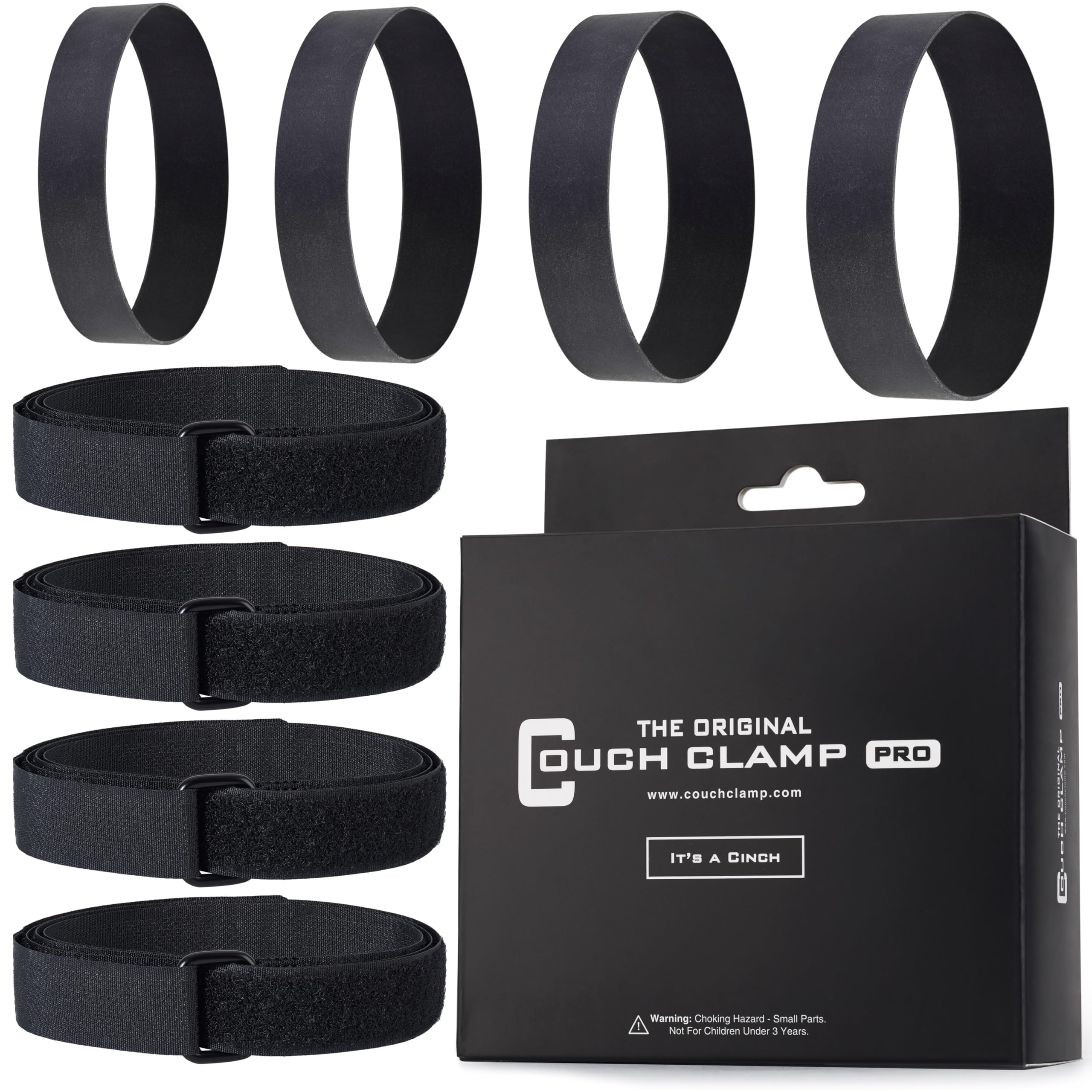 Couch Clamp Pro Heavy Duty Couch Connectors for Sliding Sofas (4 Pack) - Easy In